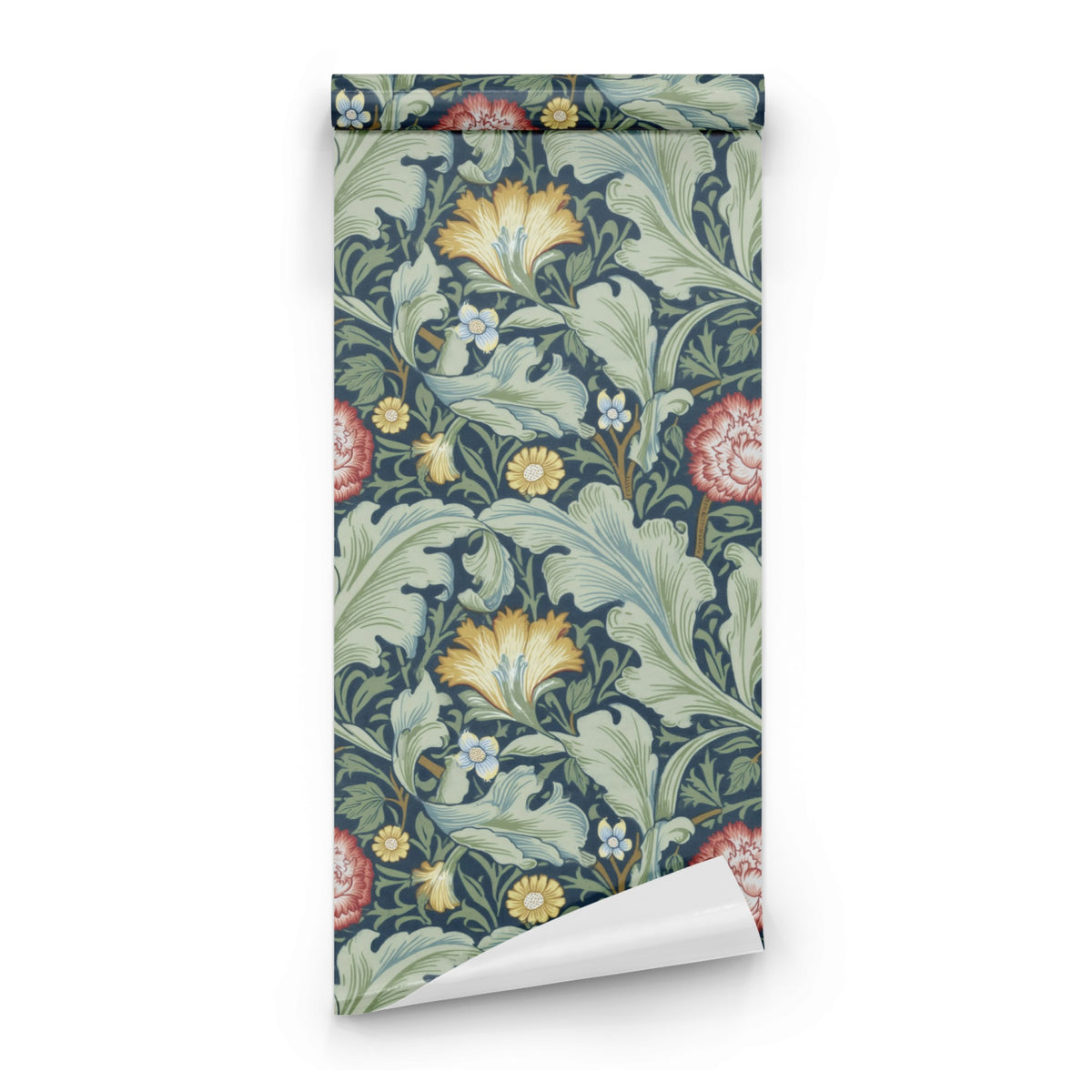 William Morris Leicester Navy wallpaper roll