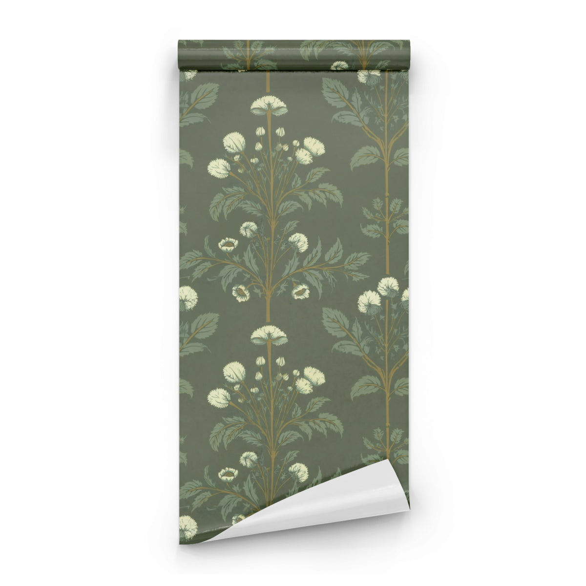 William Morris Meadow Sweet Green wallpaper roll