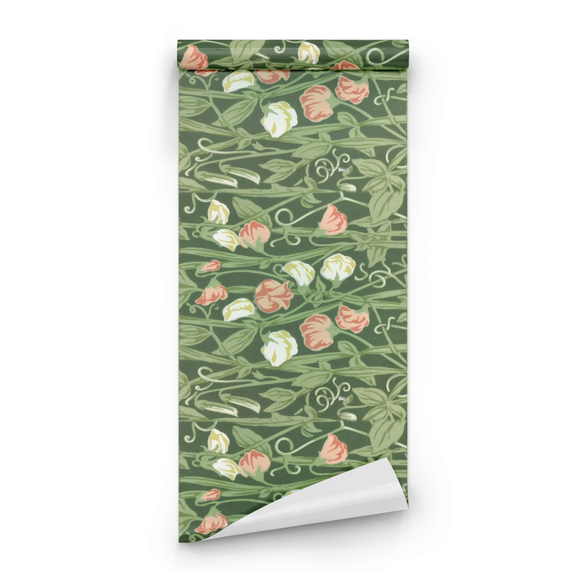 William Morris Sweet Pea Green wallpaper roll