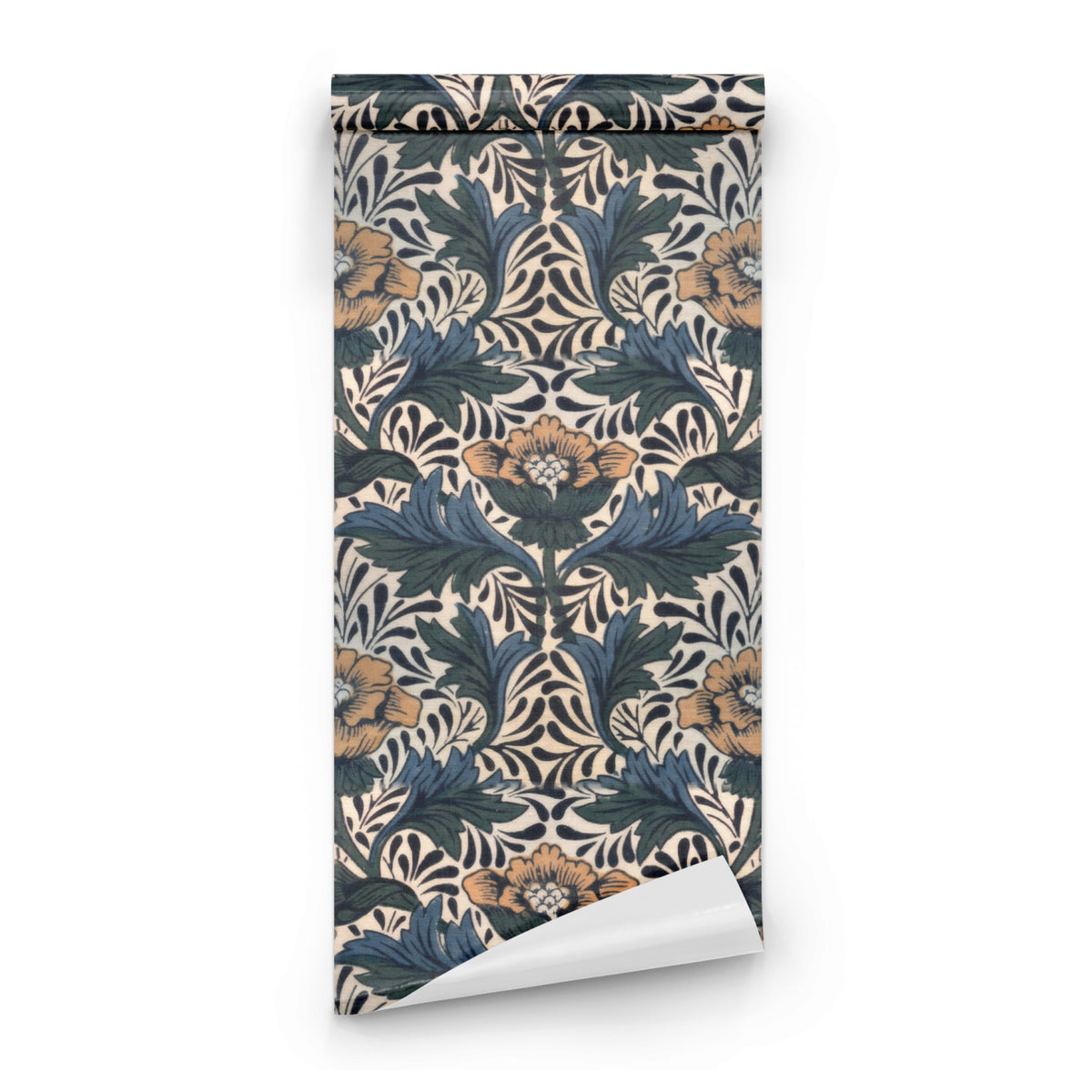 William Morris Peony Navy wallpaper roll