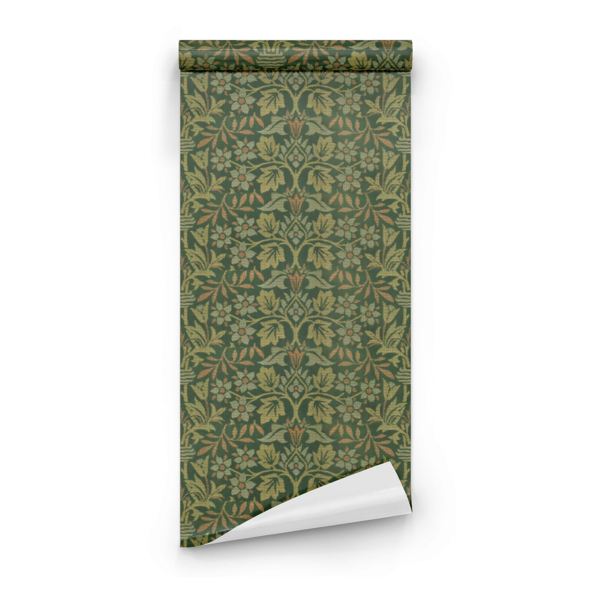 William Morris Flower Garden Green wallpaper roll