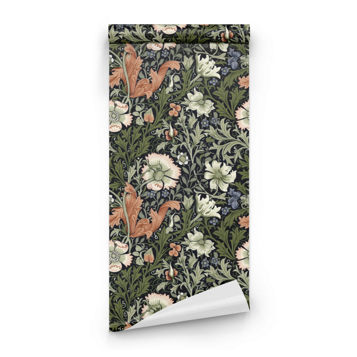 William Morris Compton Black wallpaper roll