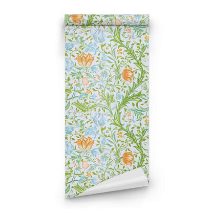 William Morris Flora Aqua wallpaper roll