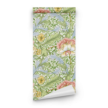 William Morris Myrtle Green wallpaper roll