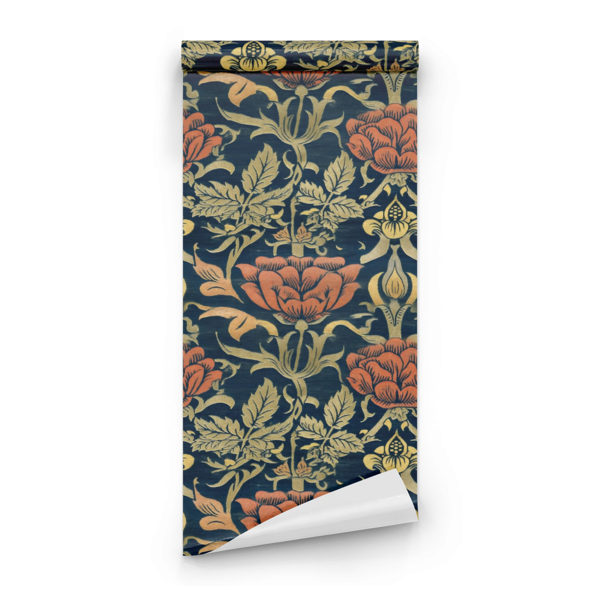 William Morris Rose And Lily Navy wallpaper roll