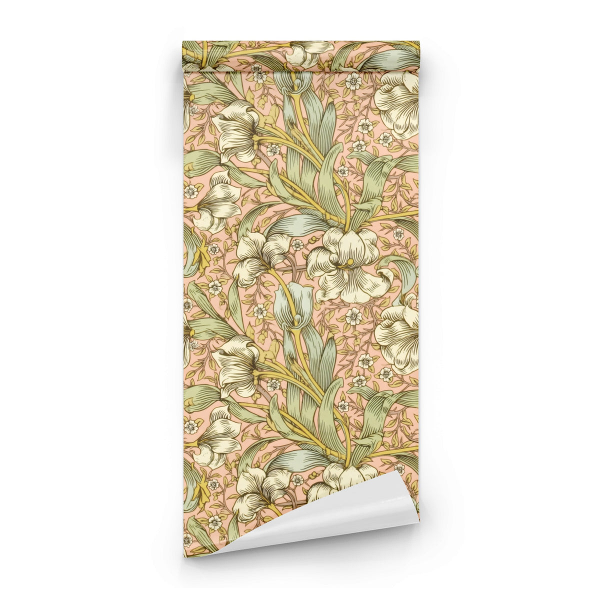 William Morris Spring Thicket Peach wallpaper roll
