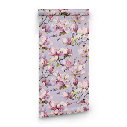 Bumble Magnolia wallpaper roll
