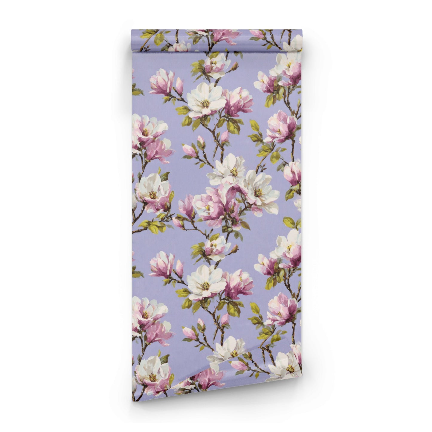 Lilac Magnolia wallpaper roll