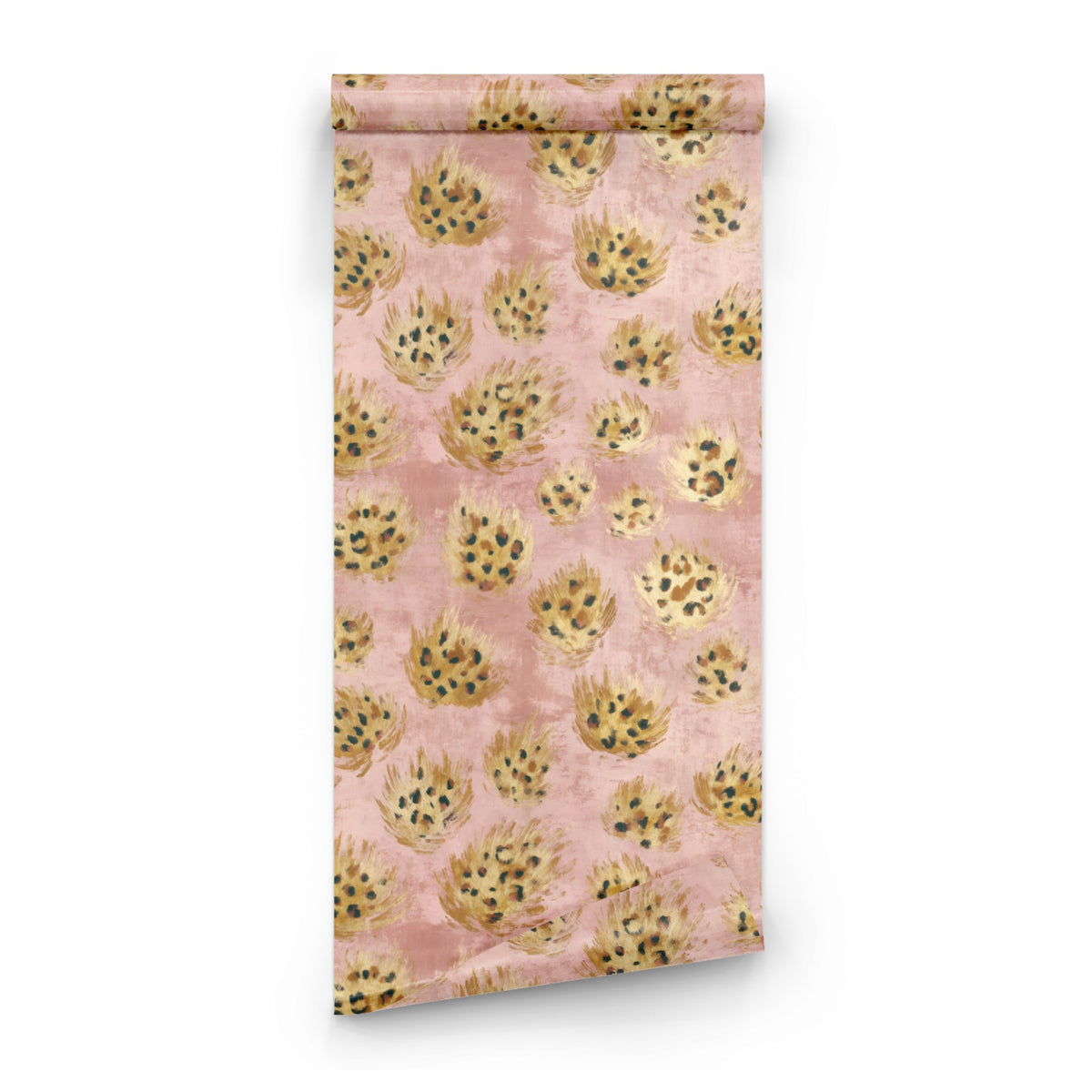Blush Leopard wallpaper roll