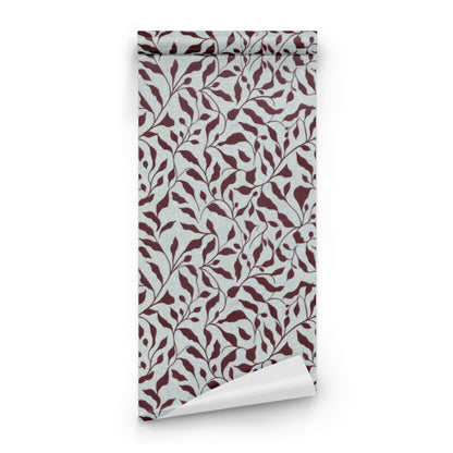 Burgundy Vine wallpaper roll