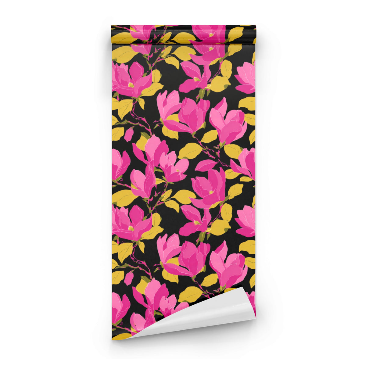 Fuchsia Magnolia wallpaper roll