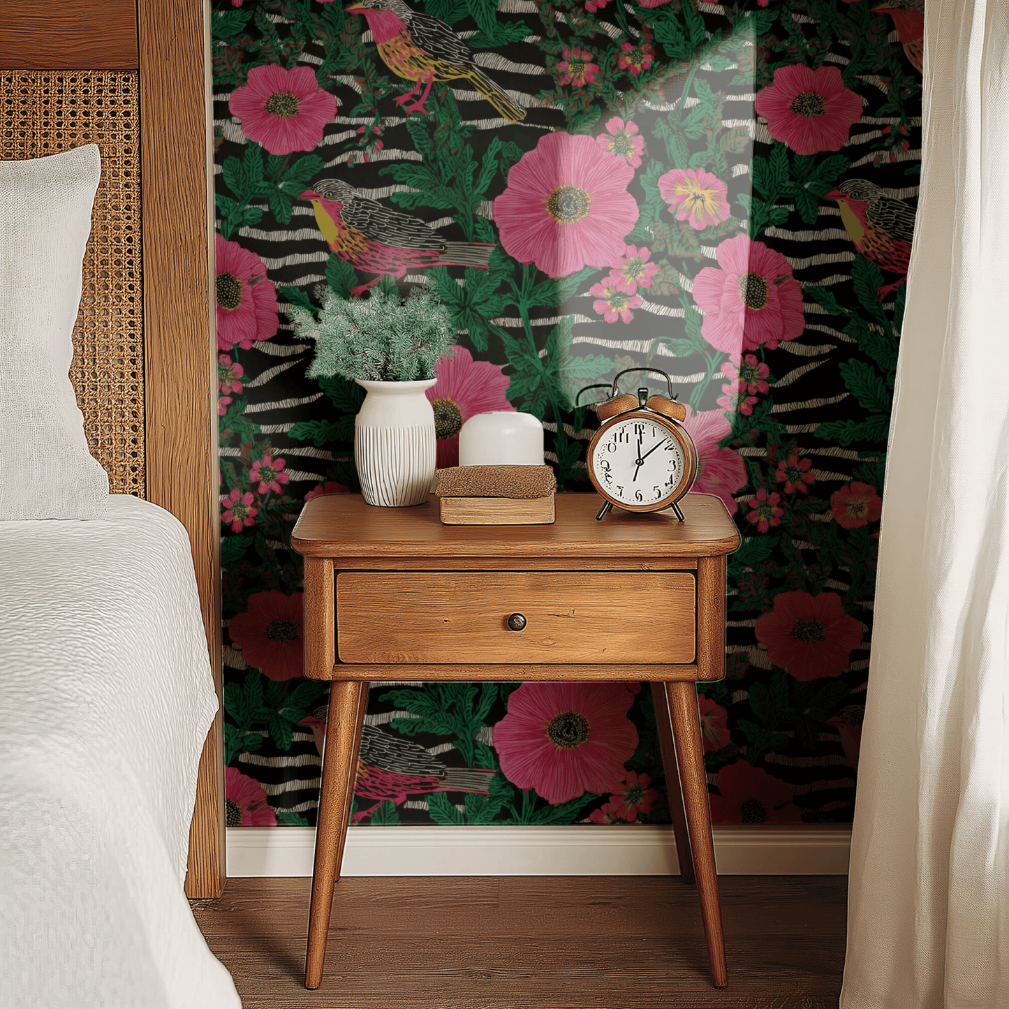 Pink Zebra Wallpaper