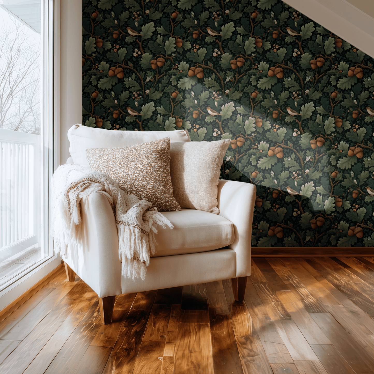 Gothic Oakwood Wallpaper