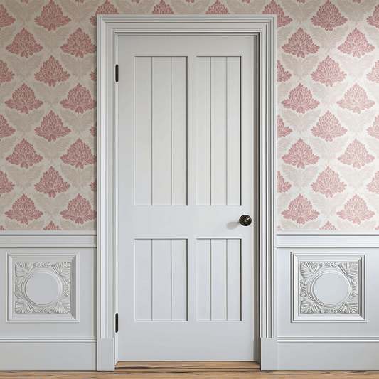 Roseate Acanthus Wallpaper