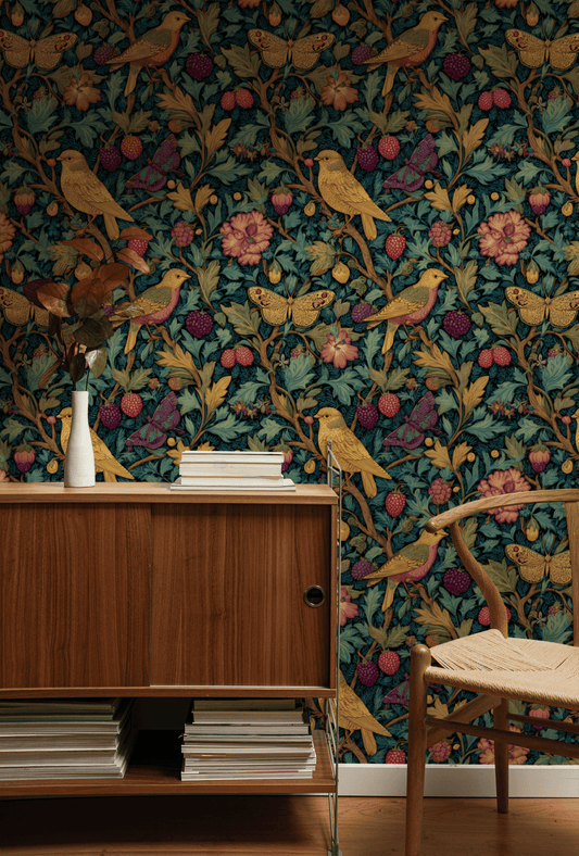 Rosy Meadow Wallpaper