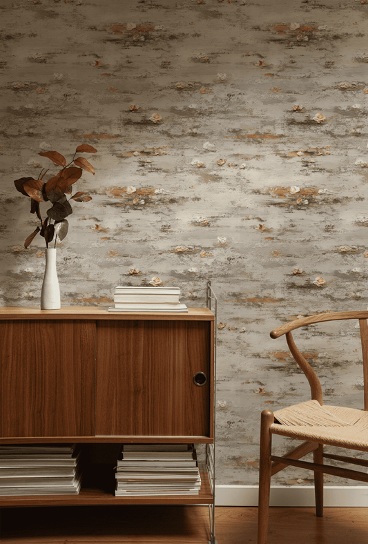 Impasto Lilies Wallpaper