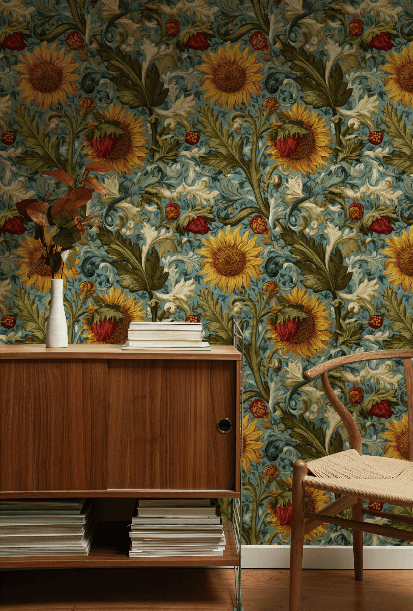 Gothic Poppy Wallpaper