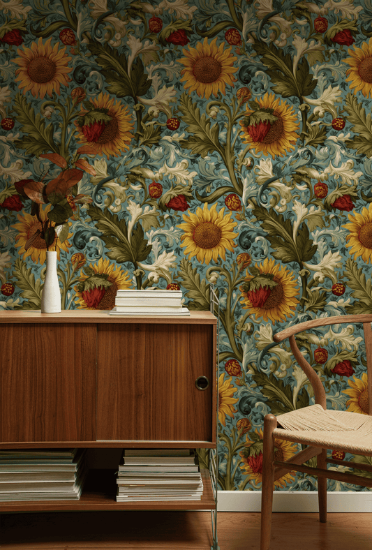 Gothic Poppy Wallpaper