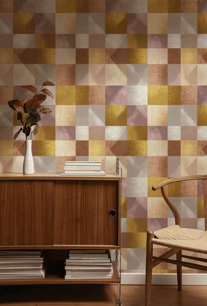 Earthy Textile Wallpaper