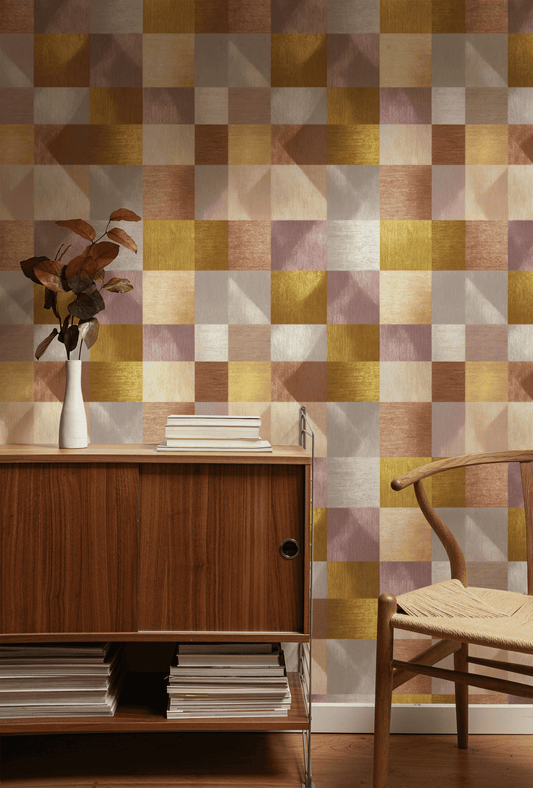 Earthy Textile Wallpaper