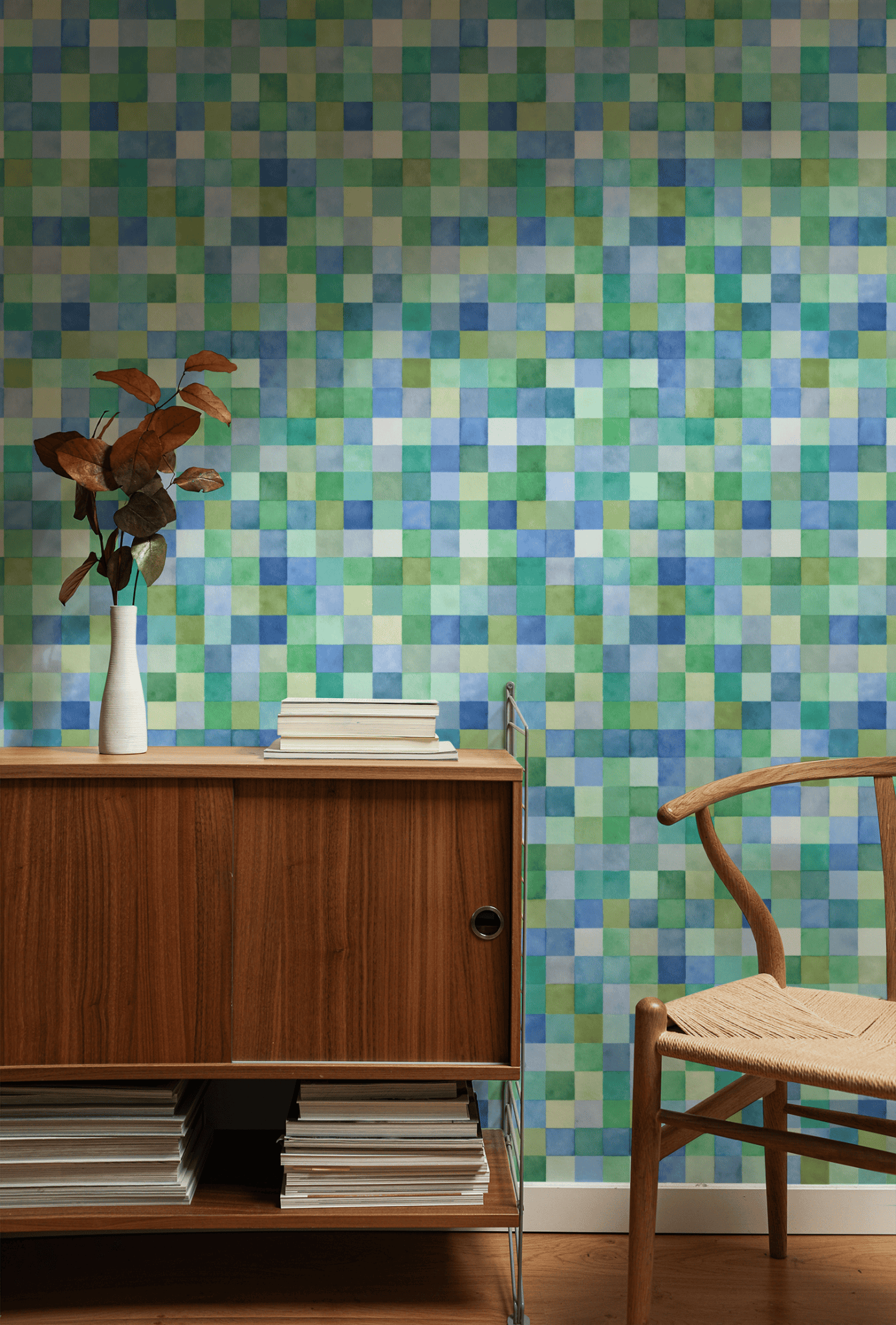 Watercolor Square Wallpaper