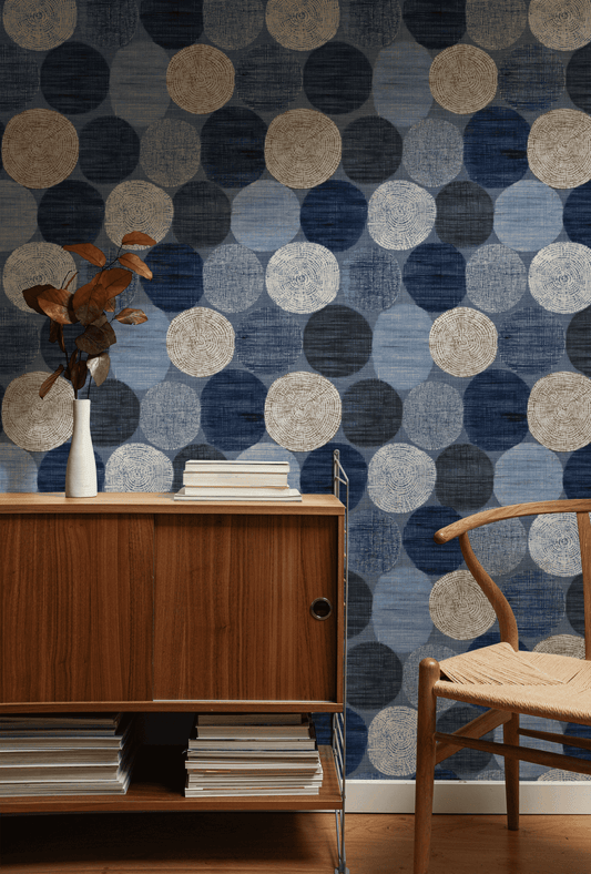 Denim Rings Wallpaper