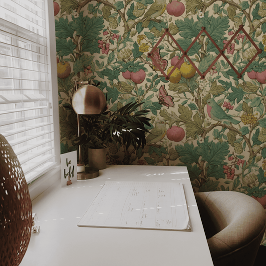 Rosy Orchard Wallpaper