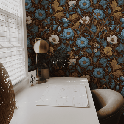 Azure Thistle Wallpaper