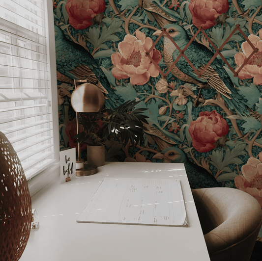 Claret Bloom Wallpaper