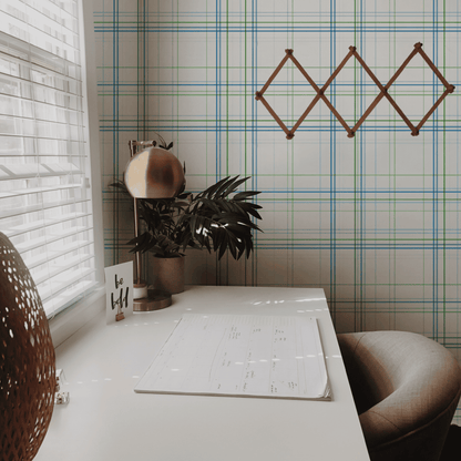 Grid Plaid Wallpaper