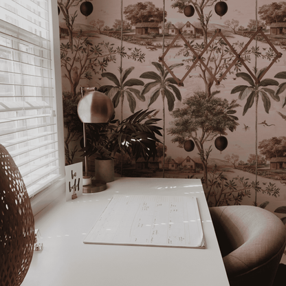 Verdant Riverbank Wallpaper