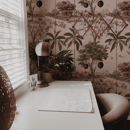 Verdant Riverbank Wallpaper