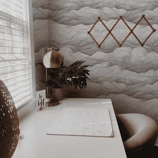 Silken Swirls Wallpaper