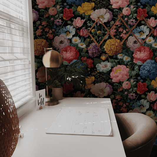 Painterly Bloom Wallpaper