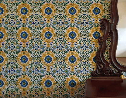 Brushstroke Daisy Wallpaper