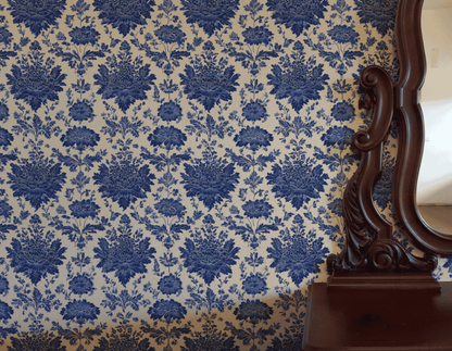Majolica Peony Wallpaper