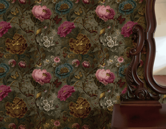 Gothic Avian Wallpaper