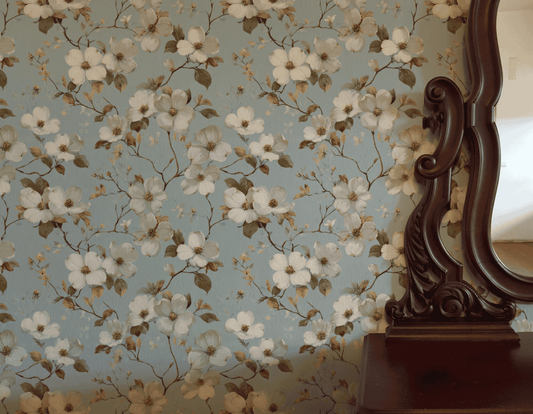 Creamy Dogwood Wallpaper