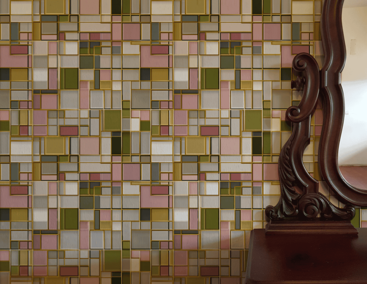 Geometric Jewel Wallpaper