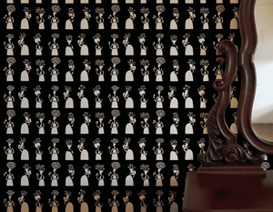 Bouquet Silhouette Wallpaper