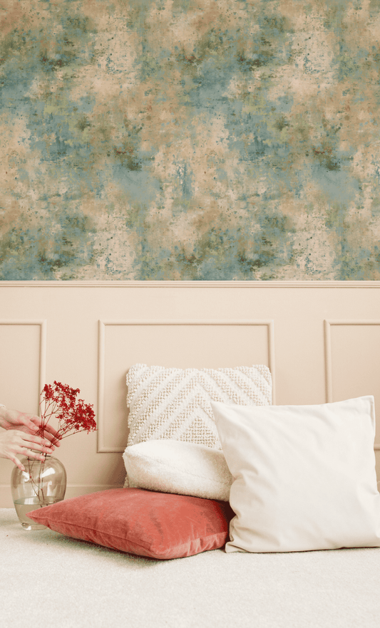 Faded Patina Wallpaper