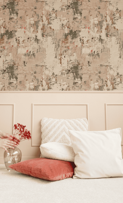 Chalky Brushstroke Wallpaper
