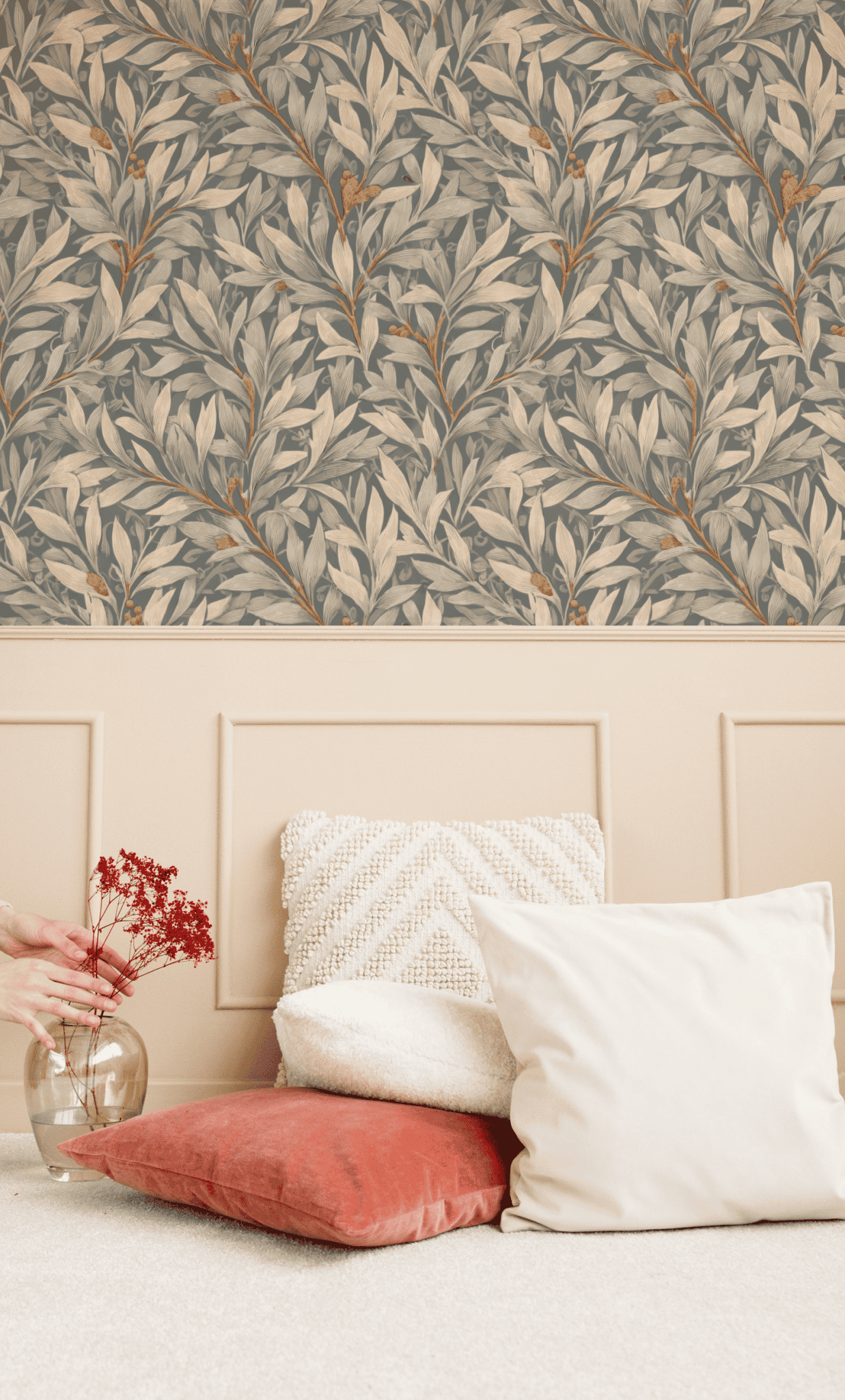 Azure Willow Wallpaper