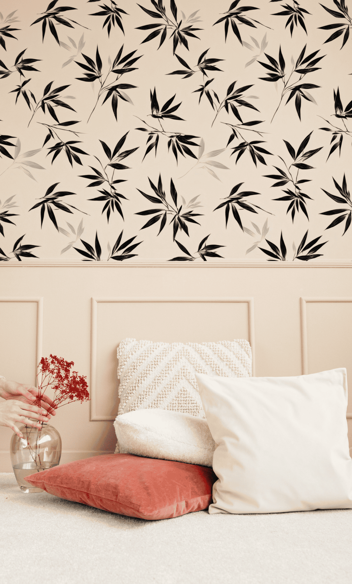 Ink Fronds Wallpaper