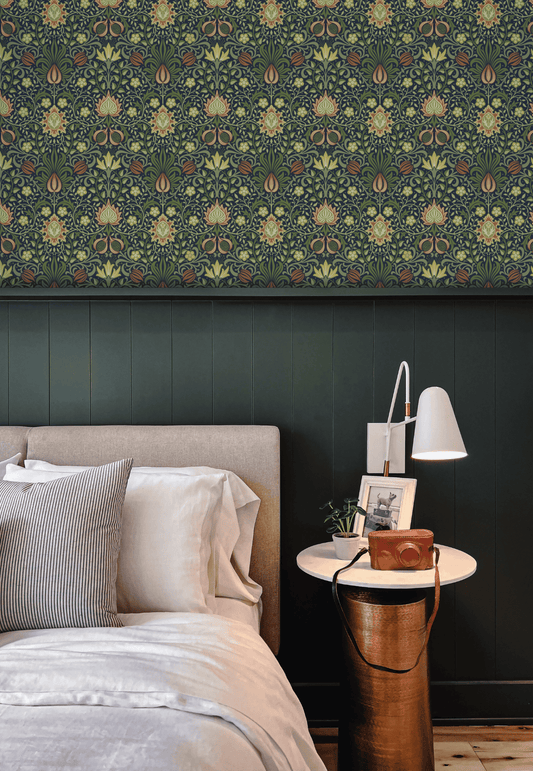 William Morris Persian Green Wallpaper