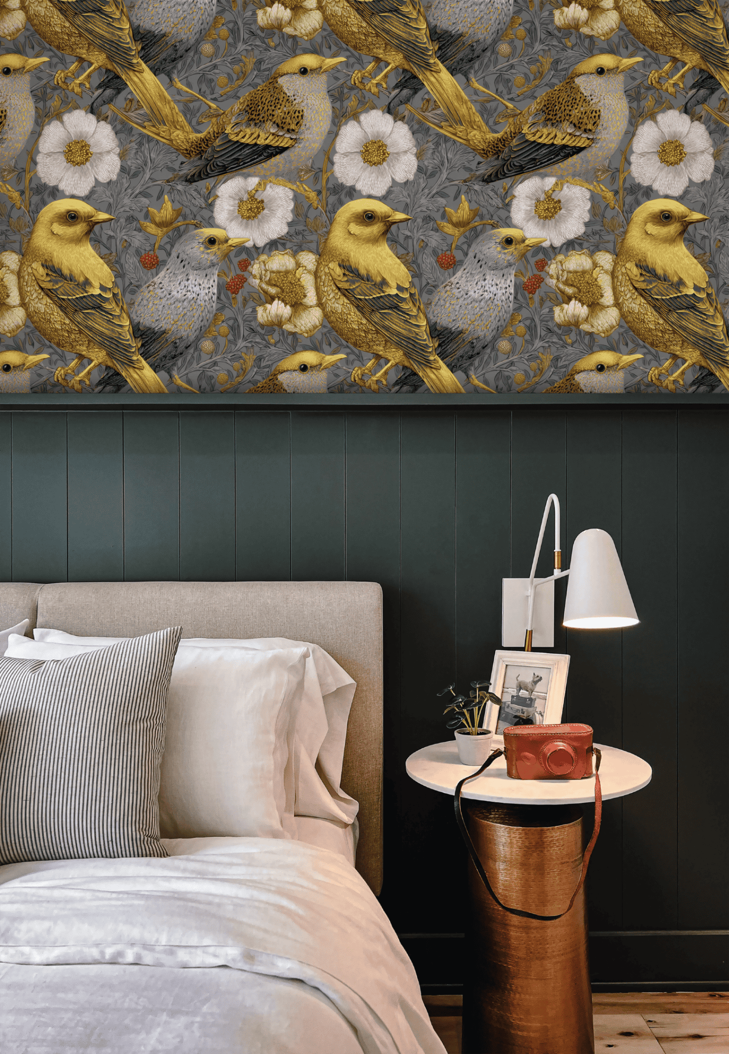 Gilded Finch Wallpaper