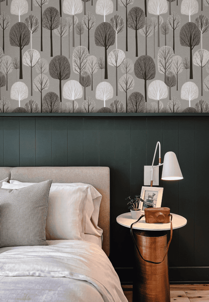 Ash Woodland Wallpaper