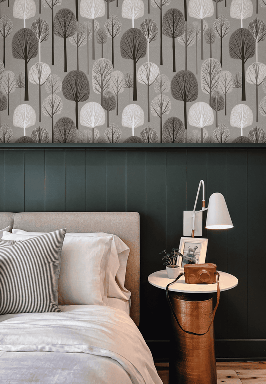 Ash Woodland Wallpaper