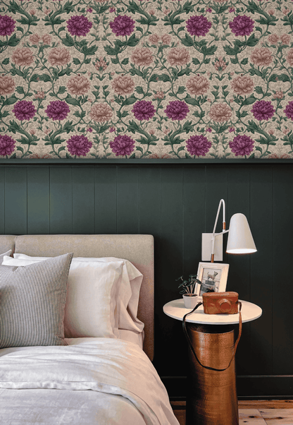 Amethyst Pompon Wallpaper