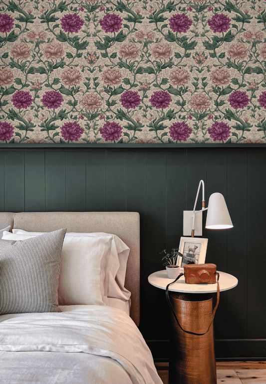 Amethyst Pompon Wallpaper